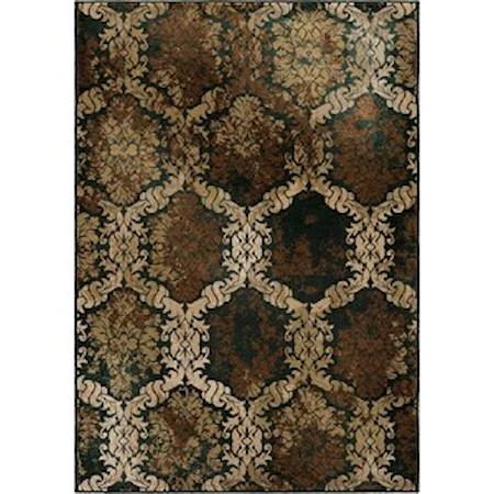 Oxfordburst Licorice 5'3" x 7'6" Rug